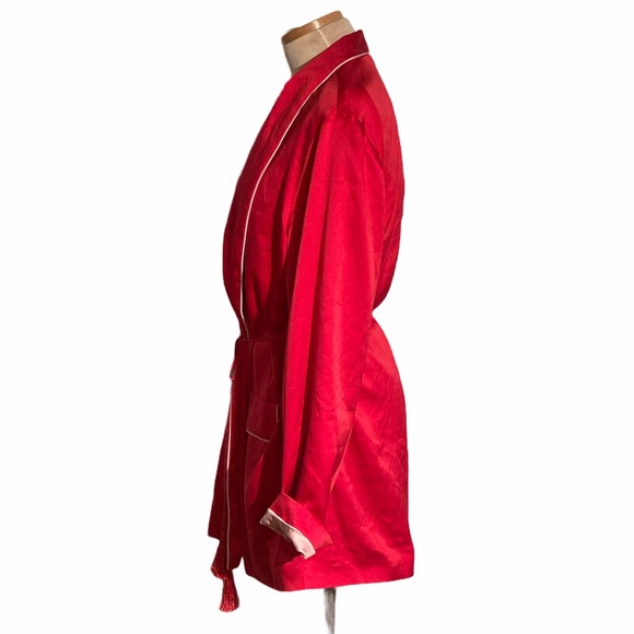 Victoria's Secret Silk Red Robe NWT Size L - Picture 7 of 8